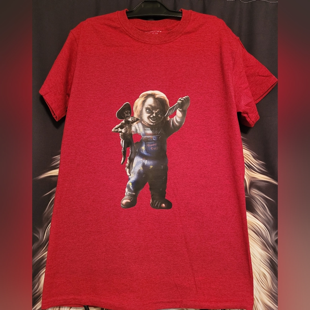 (New) chucky size M red t shirt